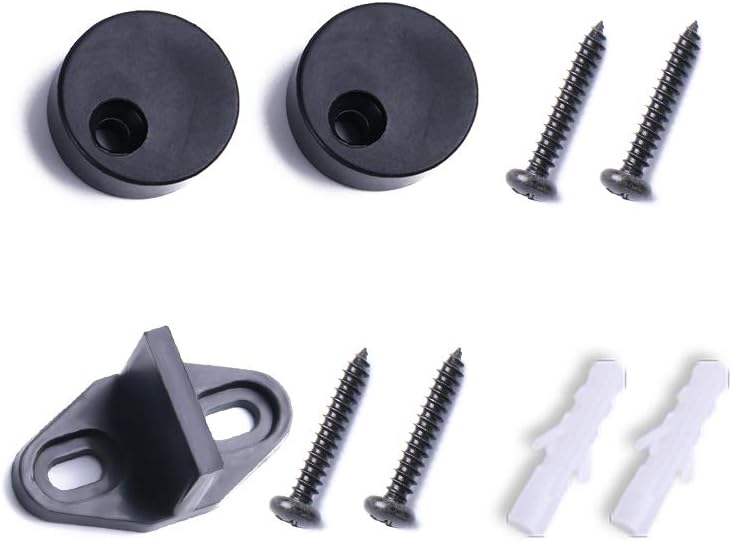 2pcs SMARTSTANDARD Black Sliding Barn Door Hardware Hangers - J Shape - WildKart