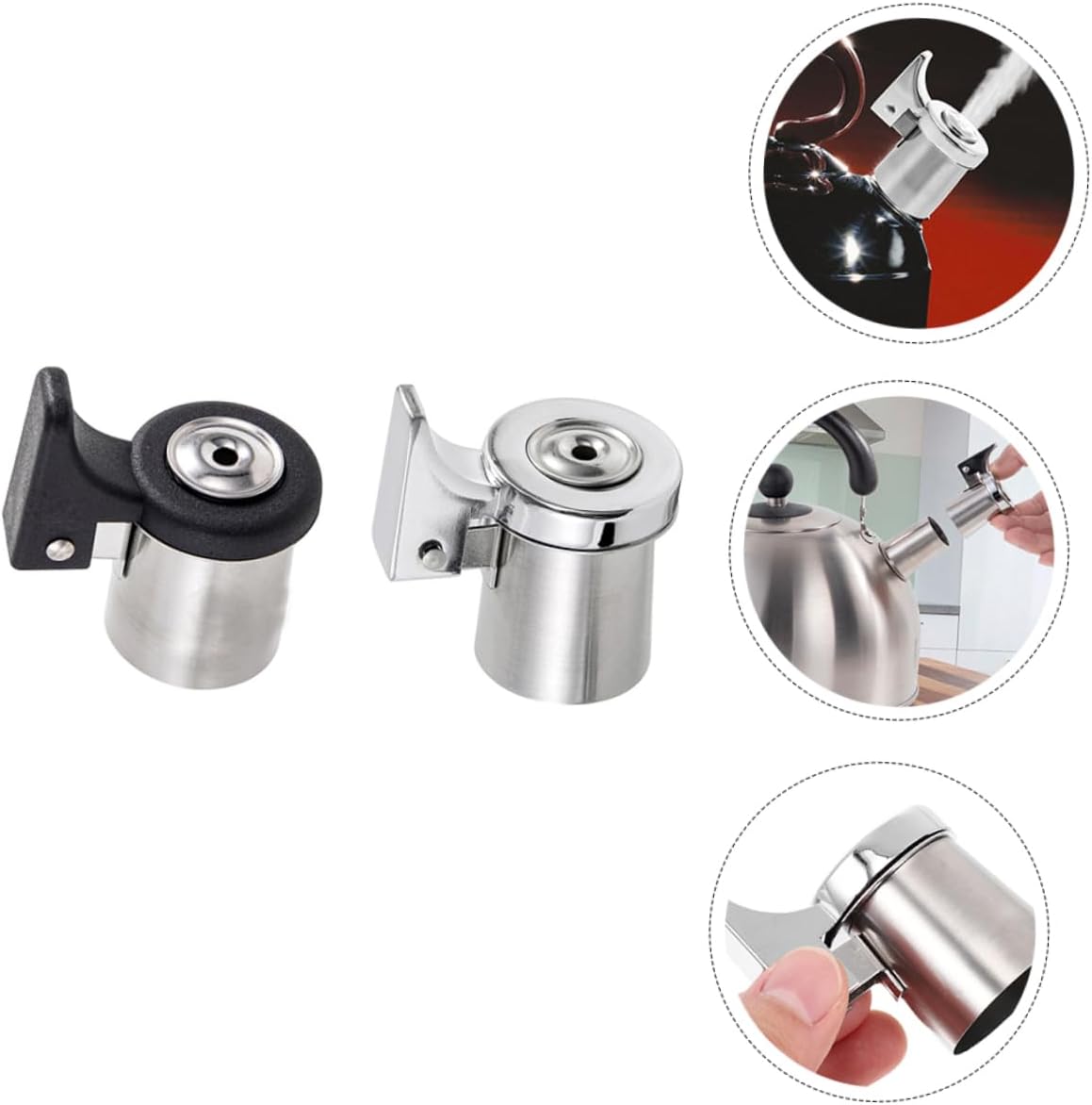 2pcs Stainless Steel Tea Kettle Whistle Replacements - Stovetop Kettle Accessories