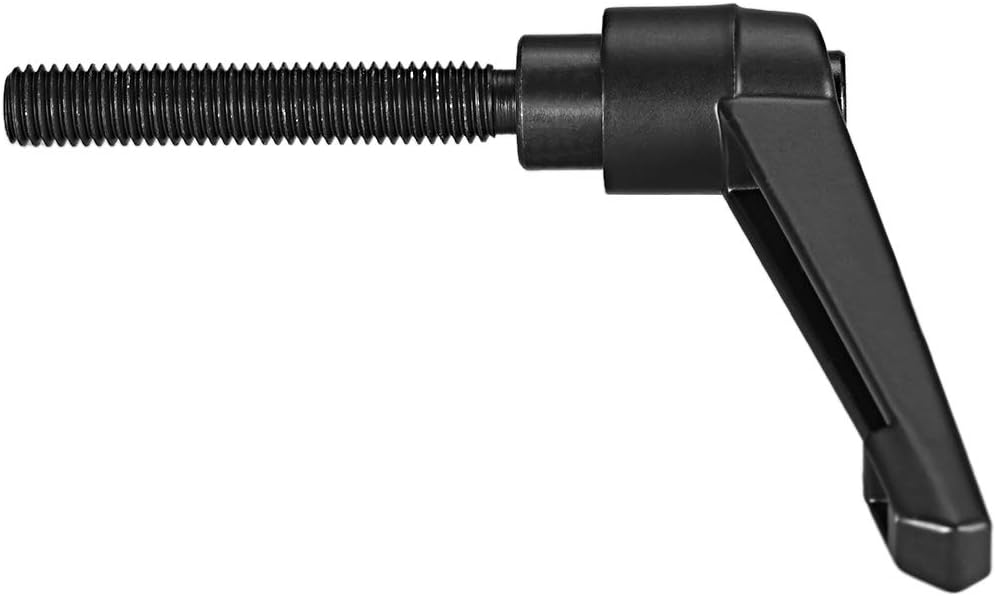 2pcs uxcell M10 x 60mm Adjustable Clamping Lever Handle Ratchet Male Threaded Stud Knobs