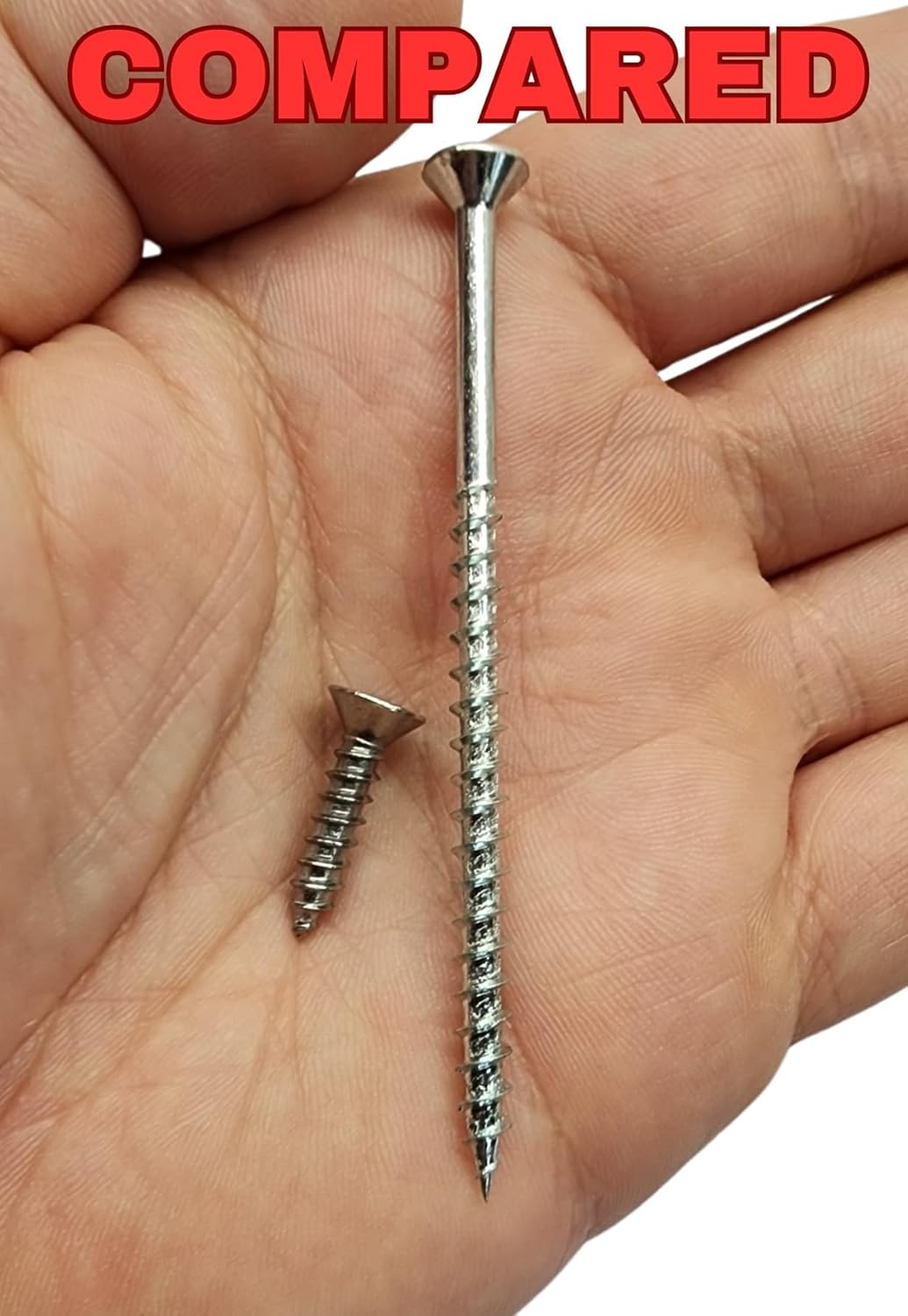 3-Inch Reinforced Door Screw Kit with Screwdriver Bit - Enhance Home Security & Kick Resistance for Strike Plates, Deadbolts, and Hinges