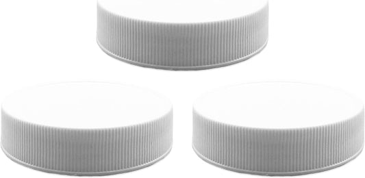 3 Pack Clearview Containers 70-450 RG Food Grade Jar Lids with Foam Liner - Leakproof Plastic Replacements