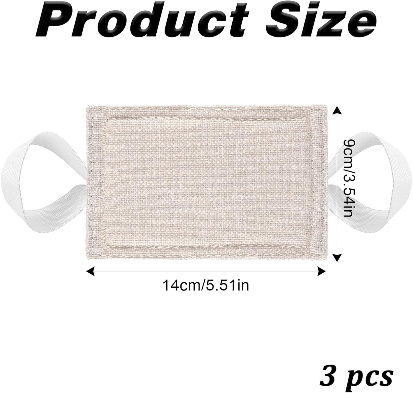 3-Pack Door Handle Silencer Set - Noise-Reducing, Safety Door Closer Cushions for Light Sleepers - Prevents Accidental Locking - 5.5 x 3.5 inch