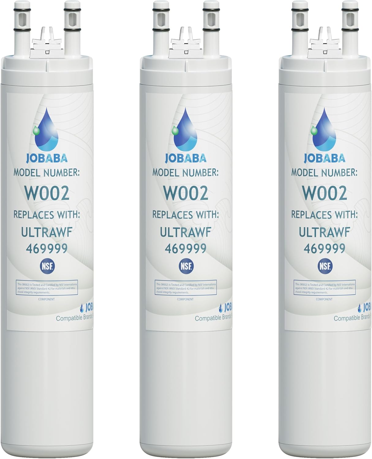 3 PACK JOBABA ULTRAWF Compatible Replacement for Frigidaire Pure Source Ultra Water and Ice Filter - Height 11 inches