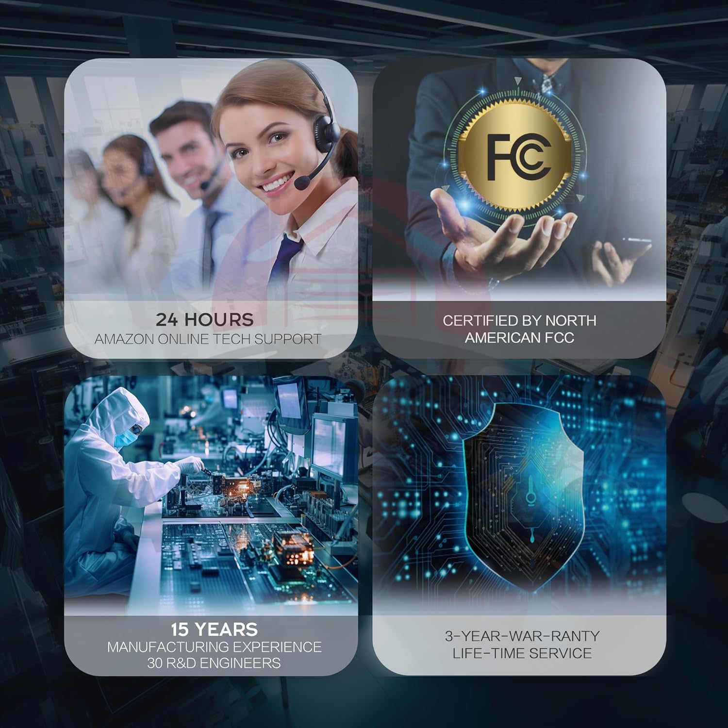 3-Pack Linear DTC Delta 3 Remote Garage Door Transmitter with 8 Dip Switches 310MHZ - ASONPAO - 3-Year Warranty