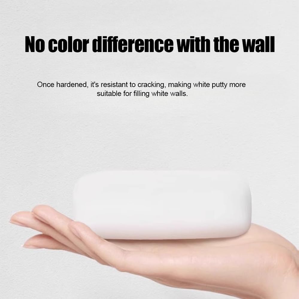 3 Pack Qidarusxl White Waterproof Duct Seal Putty - Moldable Plumbers Putty for Indoor & Outdoor Use - Ideal for Air Conditioning & Drain Repairs