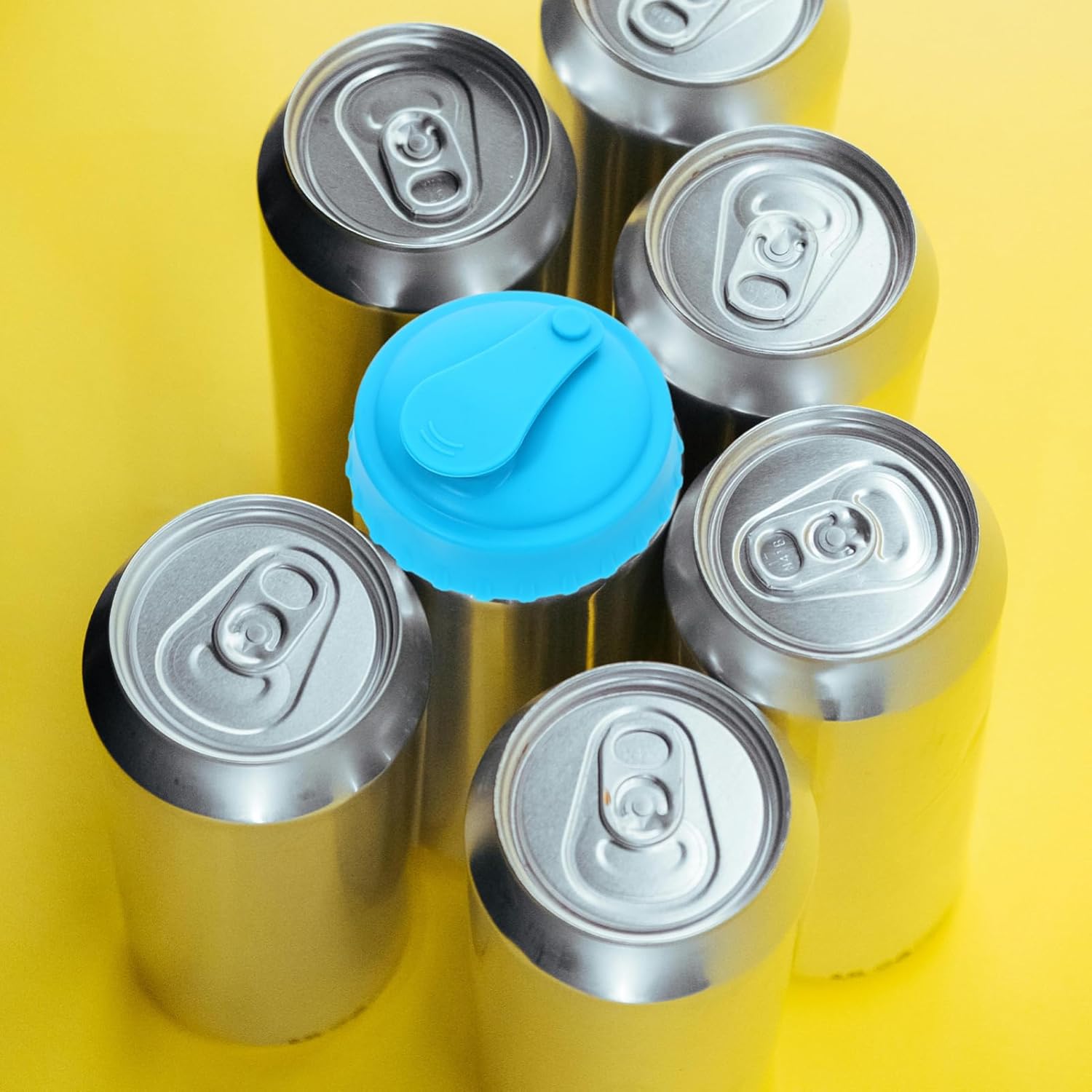 3 Pack Silicone Soda Can Covers for Airtight Sealing - Perfect for Beer, Soda, Juice, and Canning Bottles