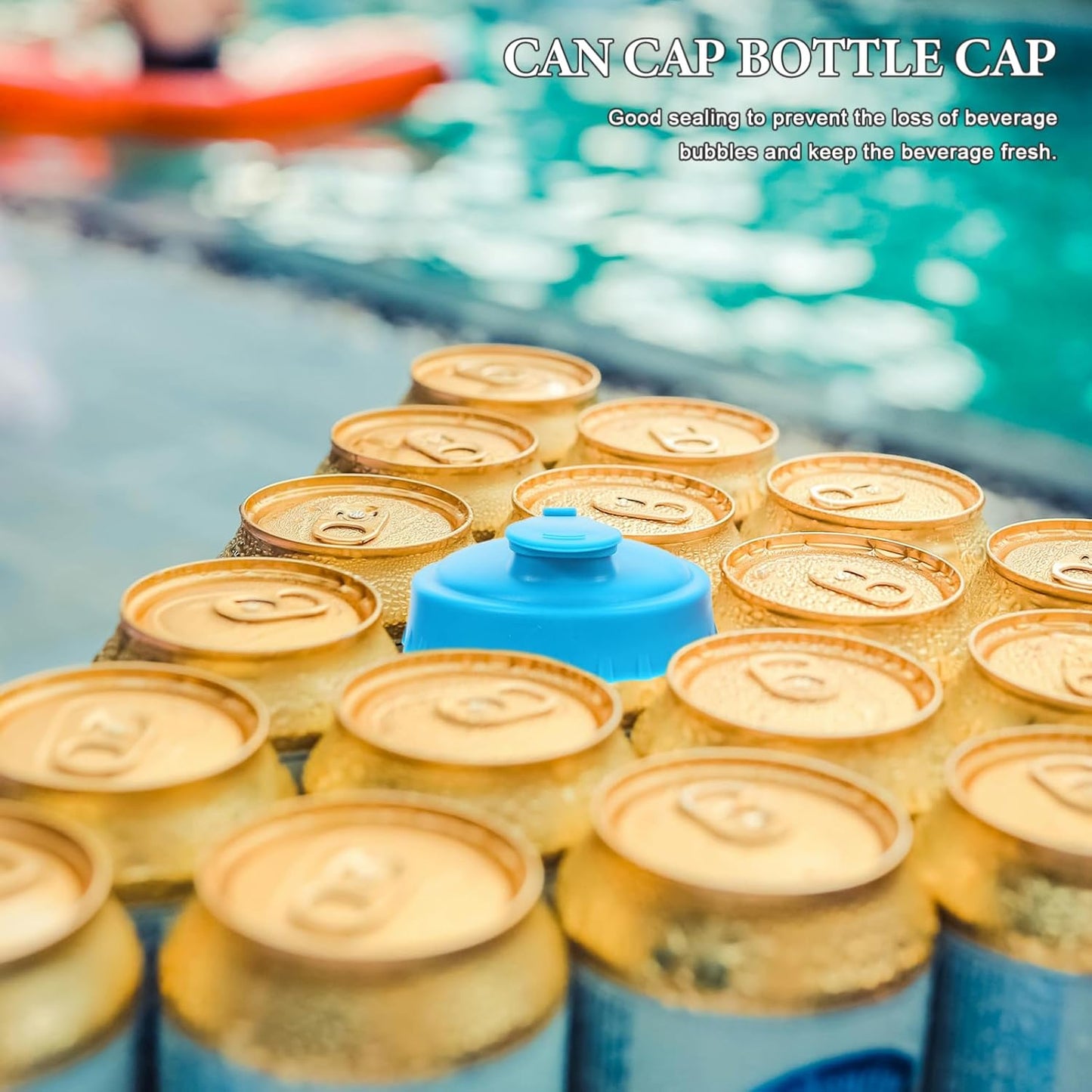 3 Pack Silicone Soda Can Covers for Airtight Sealing - Perfect for Beer, Soda, Juice, and Canning Bottles