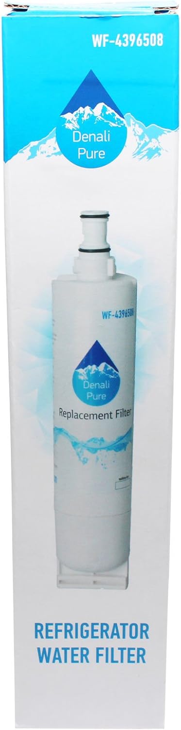 3-Pack Upstart Battery Replacement for KitchenAid KSRP25FNSS00 Refrigerator Water Filter - Compatible with 4396508, 4396509, 4396510 Cartridge