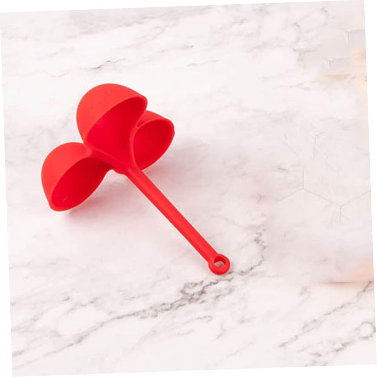 3-Piece Red Egg Poaching Set with Holder Rack by BRIGHTFUFU for Kitchen