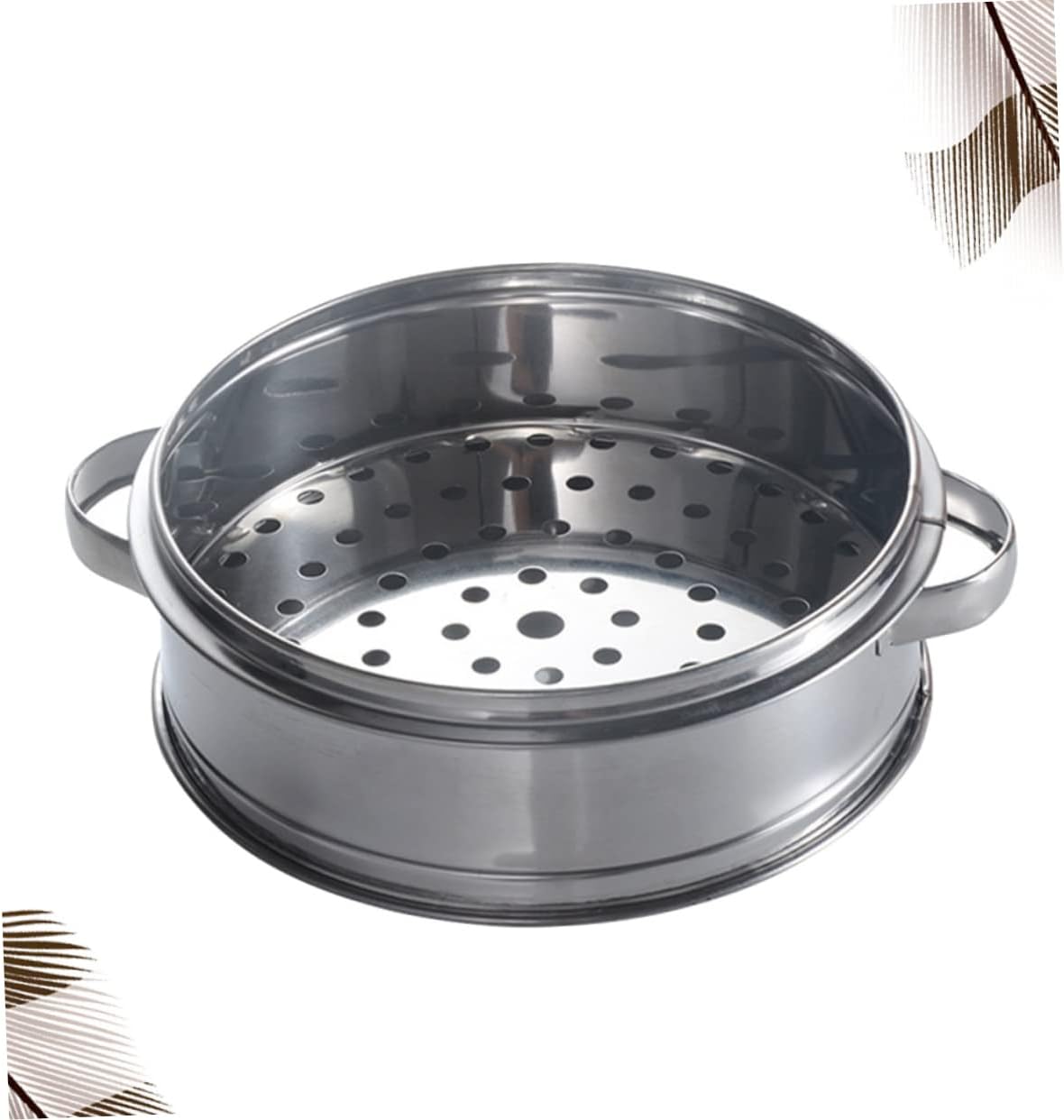 3-Piece Stainless Steel Steamer Set for Cooking Dumplings, Chicken, Rice, and Eggs - Portable and Durable Steam Basket Pot
