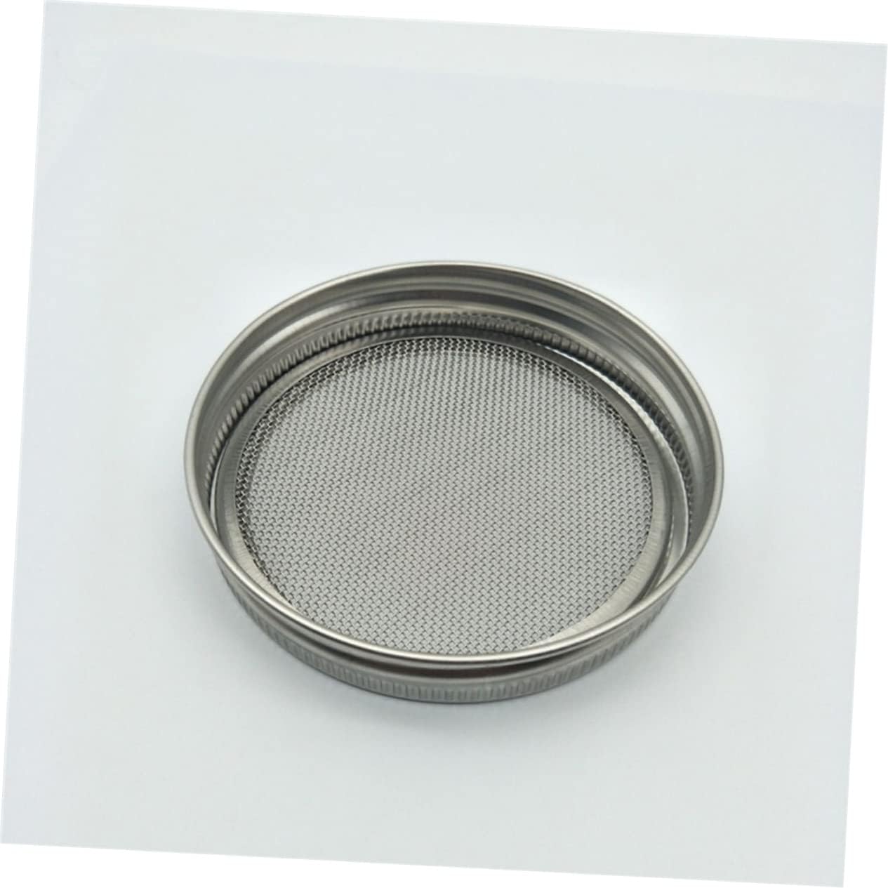 3-Piece Zerodeko Sprouting Lids for Mason Jars - Airtight Canning Kit with Fine Strainer for Pickles, Oats, and Cereal