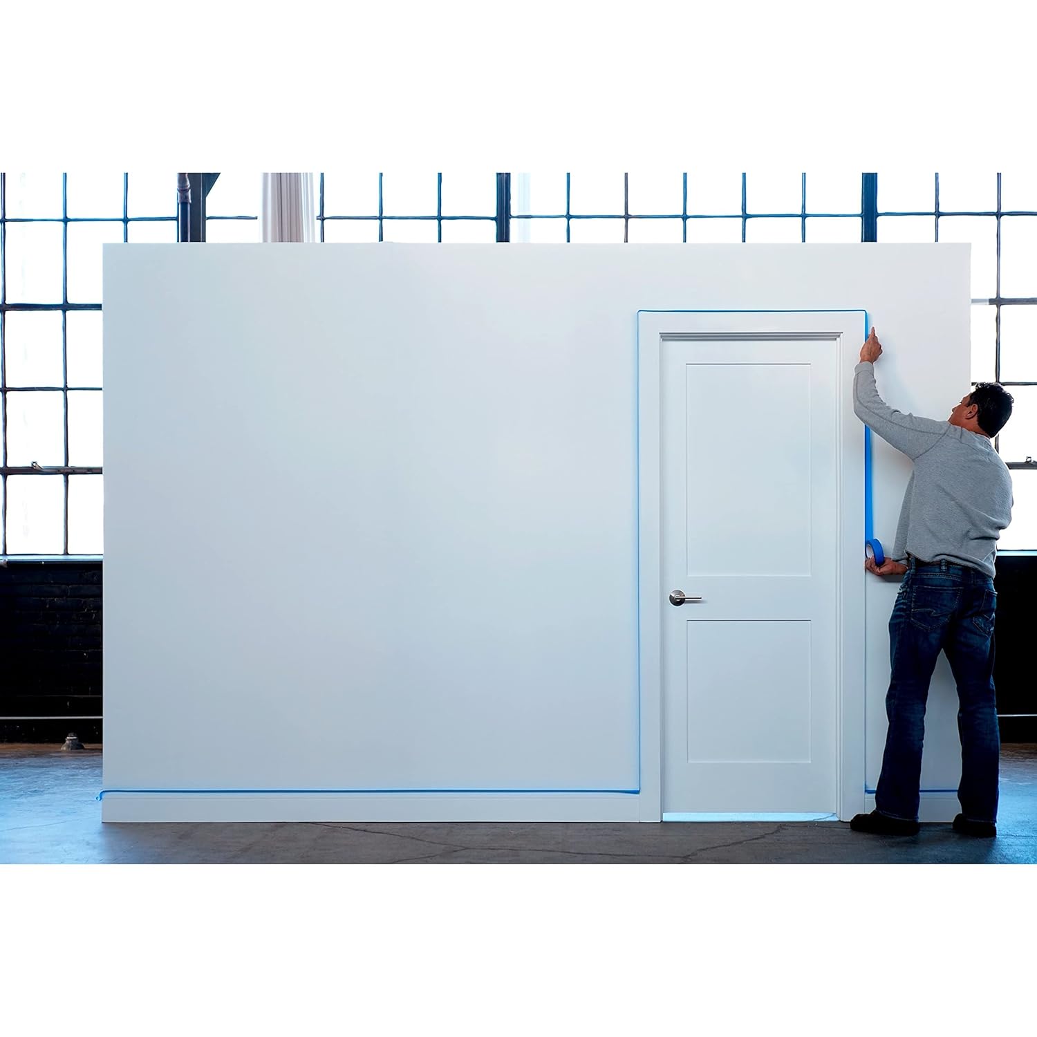 3 Rolls ScotchBlue Original Multi-Surface Painters Tape, 2 Inch Wide - Blue Paint Tape for Indoor & Outdoor Use - Easy Removal Masking Tape