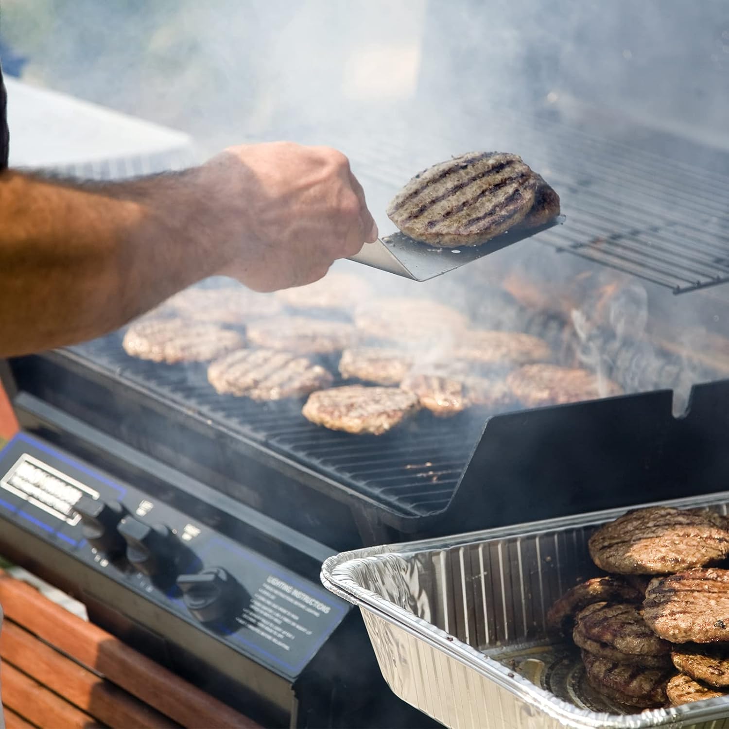 30-Pack Half Size Deep Steam Table Pans Disposable Foil Pans, Extra Thick Aluminum for Baking, Cooking, Roasting - Silver Knight 9x13