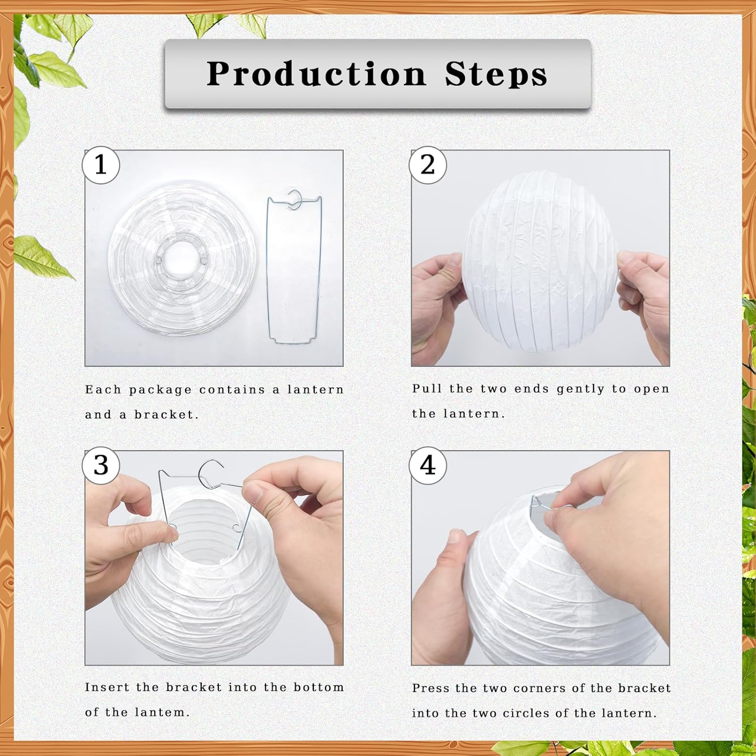 30 Pack White Round Paper Lanterns 6 Inch for Home Decor, Restaurant, Church, Wedding, Birthday Party - Hanging Chinese Japanese Paper Lantern Lamps