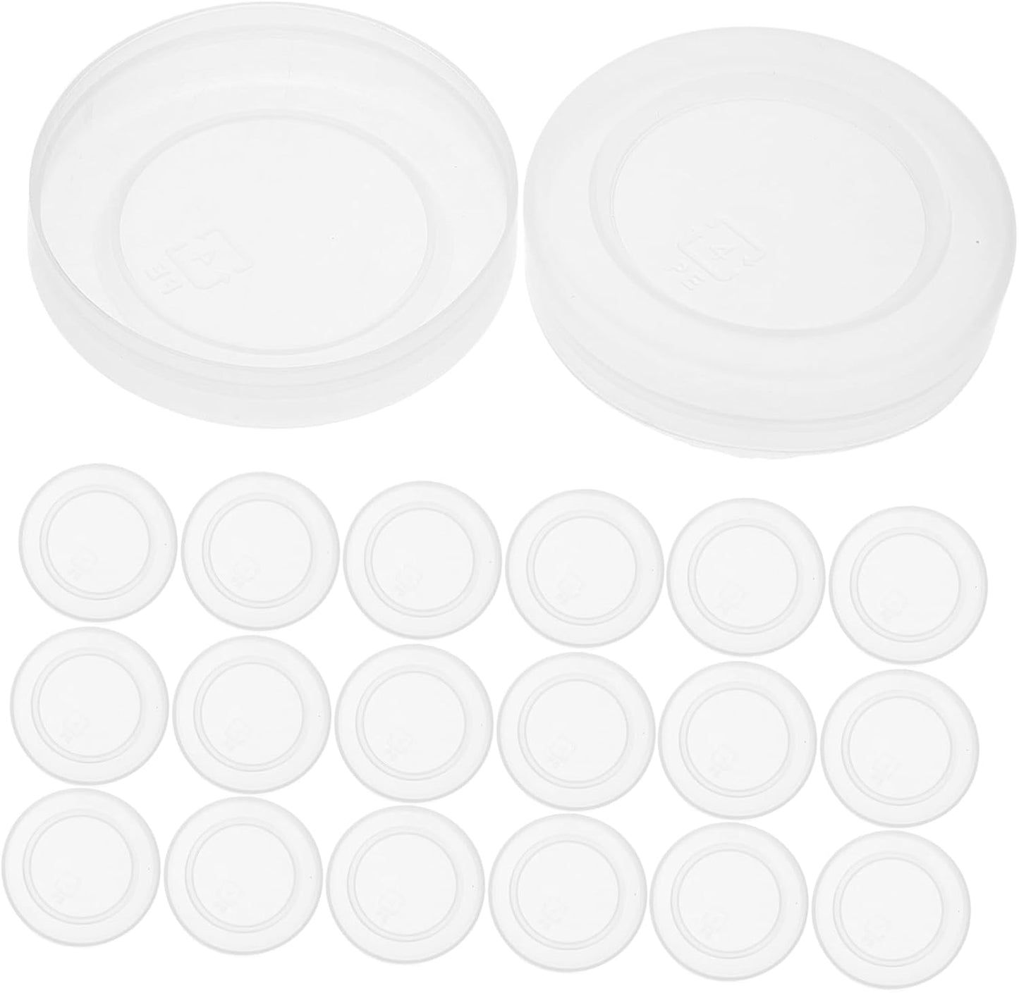 30pcs Leak-Proof Sealed Covers for Milk Bottles, Yogurt, Pudding, Juice Jars - COLLBATH Bottle Caps