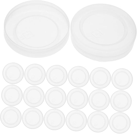 30pcs Leak-Proof Sealed Covers for Milk Bottles, Yogurt, Pudding, Juice Jars - COLLBATH Bottle Caps