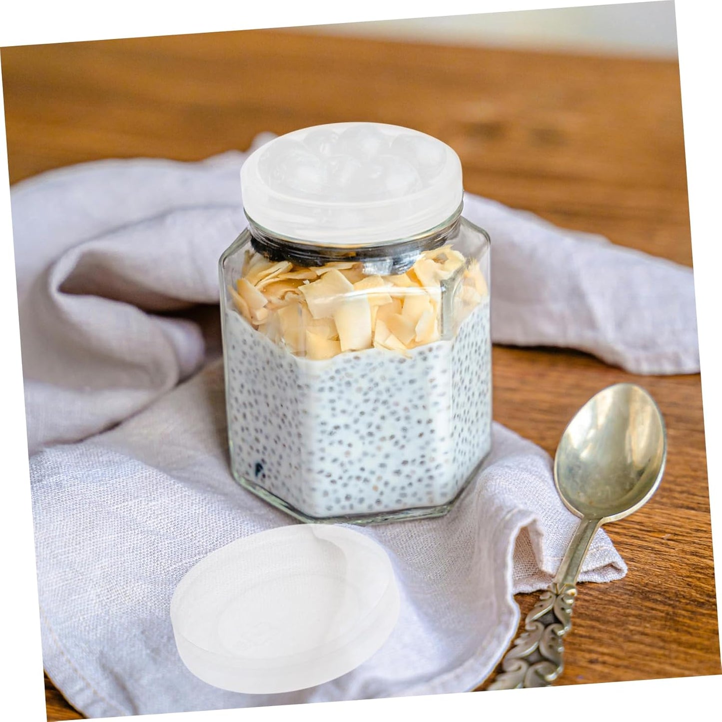 30pcs Leak-Proof Sealed Covers for Milk Bottles, Yogurt, Pudding, Juice Jars - COLLBATH Bottle Caps