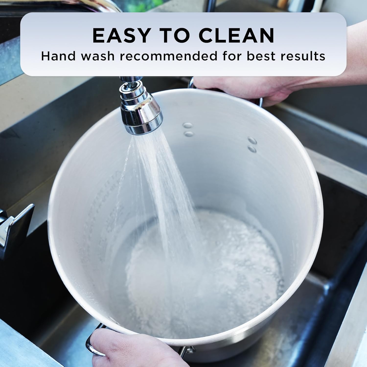 30QT Aluminum Turkey Pot with Lid and Side Handles for Seafood and Turkey Cooking Outdoors