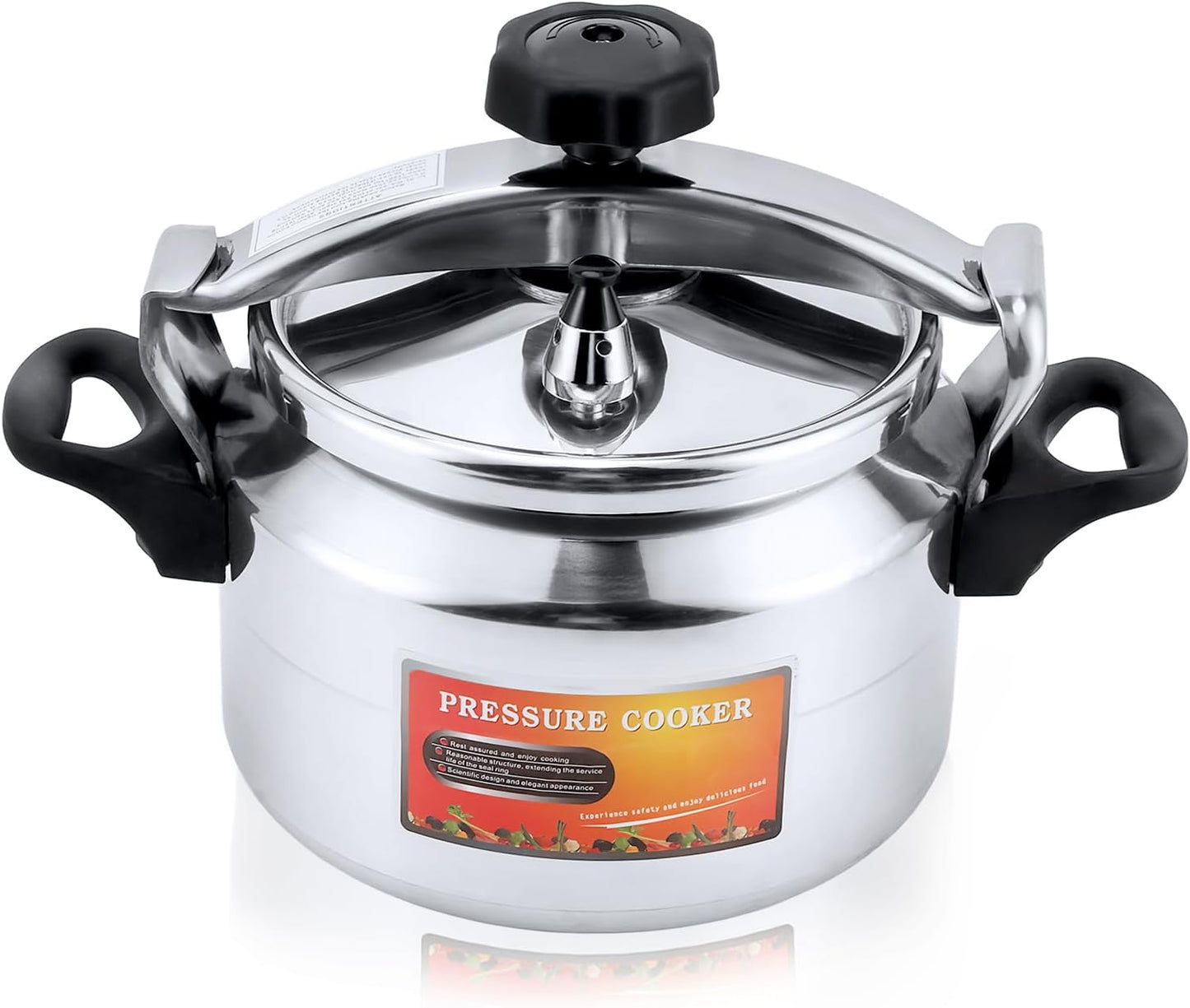 3.2 Quart Aluminum Alloy Pressure Cooker for Gas Stove - Explosion Proof Mini Cooking Pot - Housewarming Gift