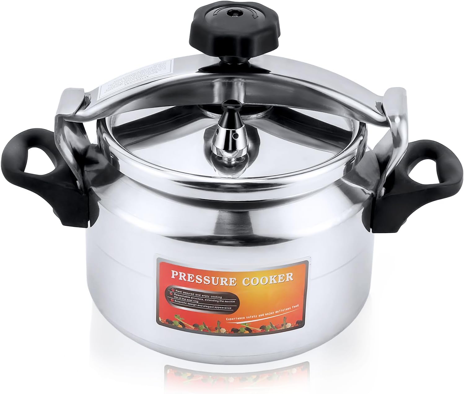 3.2 Quart Aluminum Alloy Pressure Cooker for Gas Stove - Explosion Proof Mini Cooking Pot - Housewarming Gift