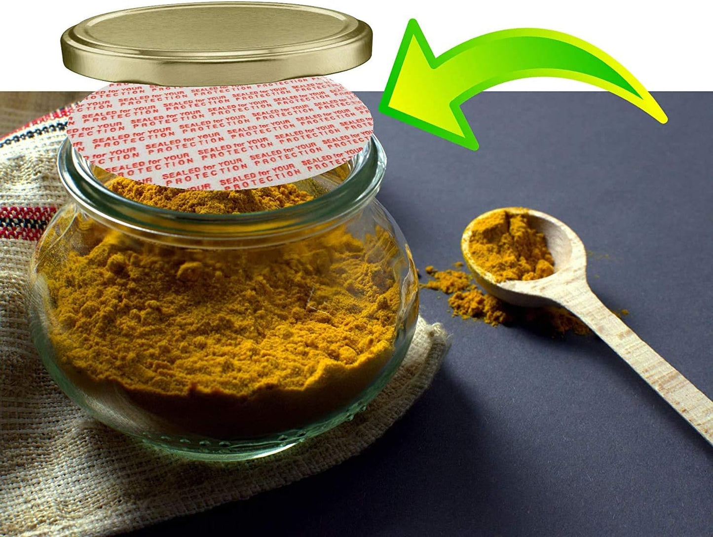 33mm Torque Activated Pressure Sensitive Seals Cap Liners - Pack of 200 - Made in USA - for Glass and Plastic Bottles - No Induction Sealer Required