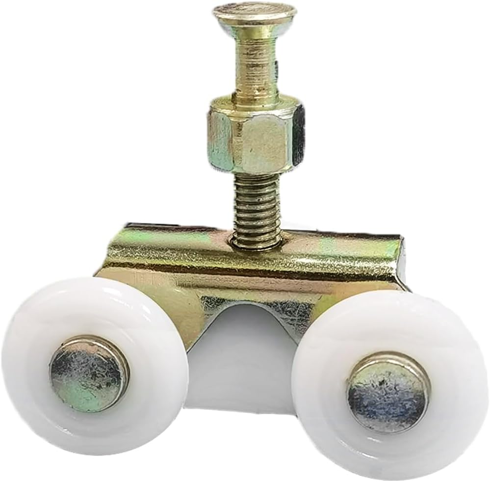 3/4 Inch Sliding Pocket Door Rollers Assembly with Top Hanger - Replacement Part for Johnson Hardware Kit - Bypass & Closet Doors - WildKart