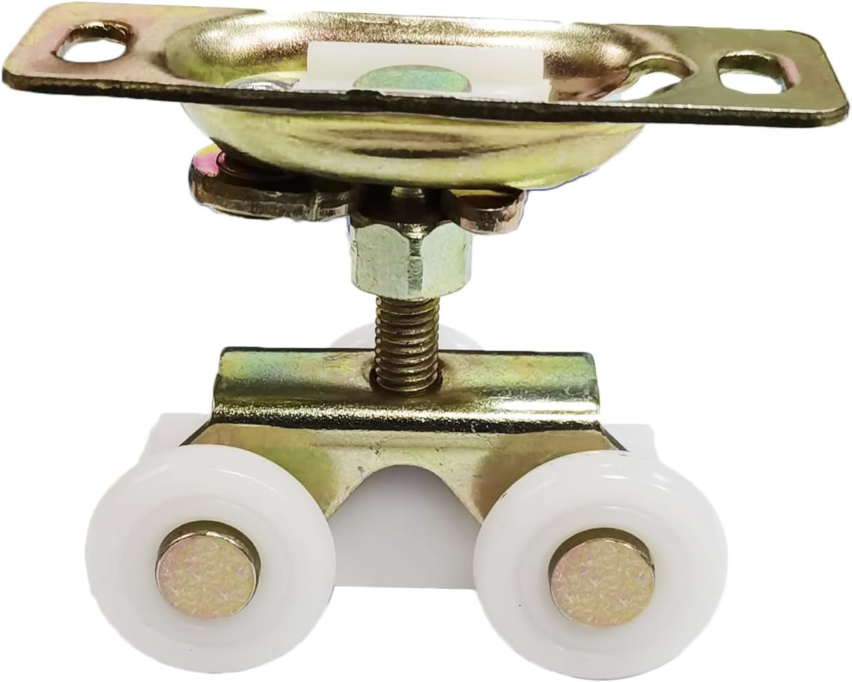 3/4 Inch Sliding Pocket Door Rollers Assembly with Top Hanger - Replacement Part for Johnson Hardware Kit - Bypass & Closet Doors - WildKart