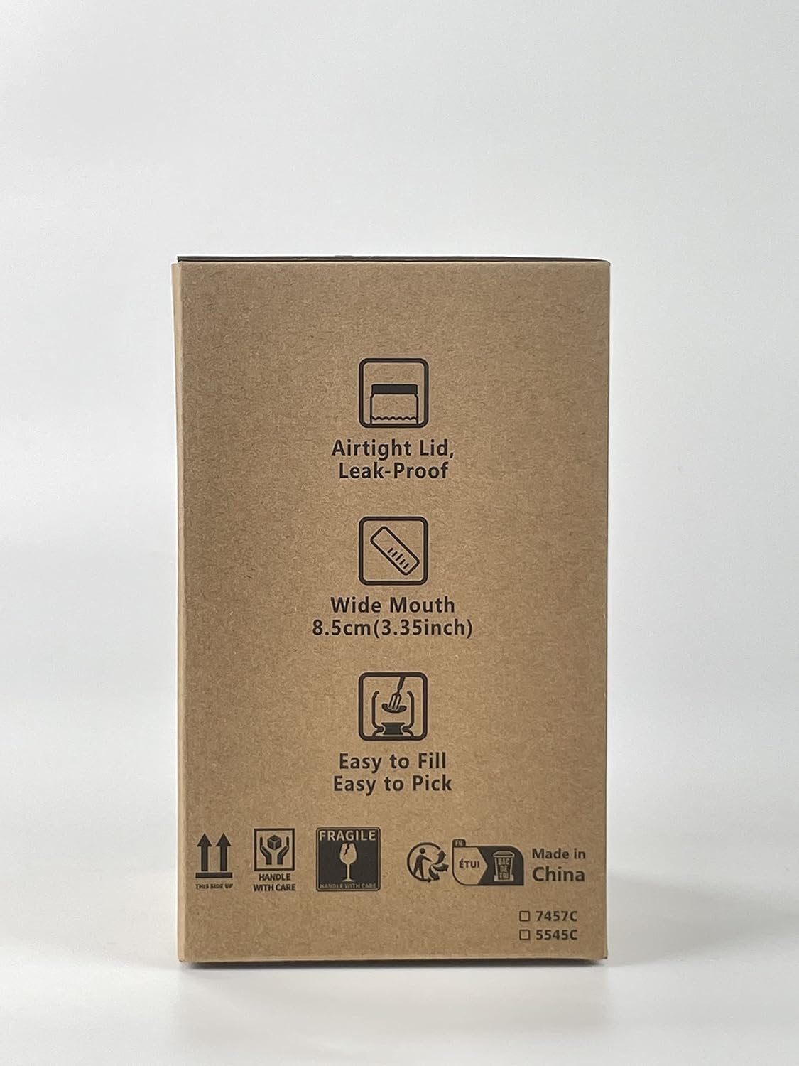 34oz Luvan Pickle Jar with Strainer Flip and Airtight Lid - Glass Pickle Storage Container for Olive, Jalapeno, and Sliced Pickles - Dishwasher Safe Jar with Juice Separator