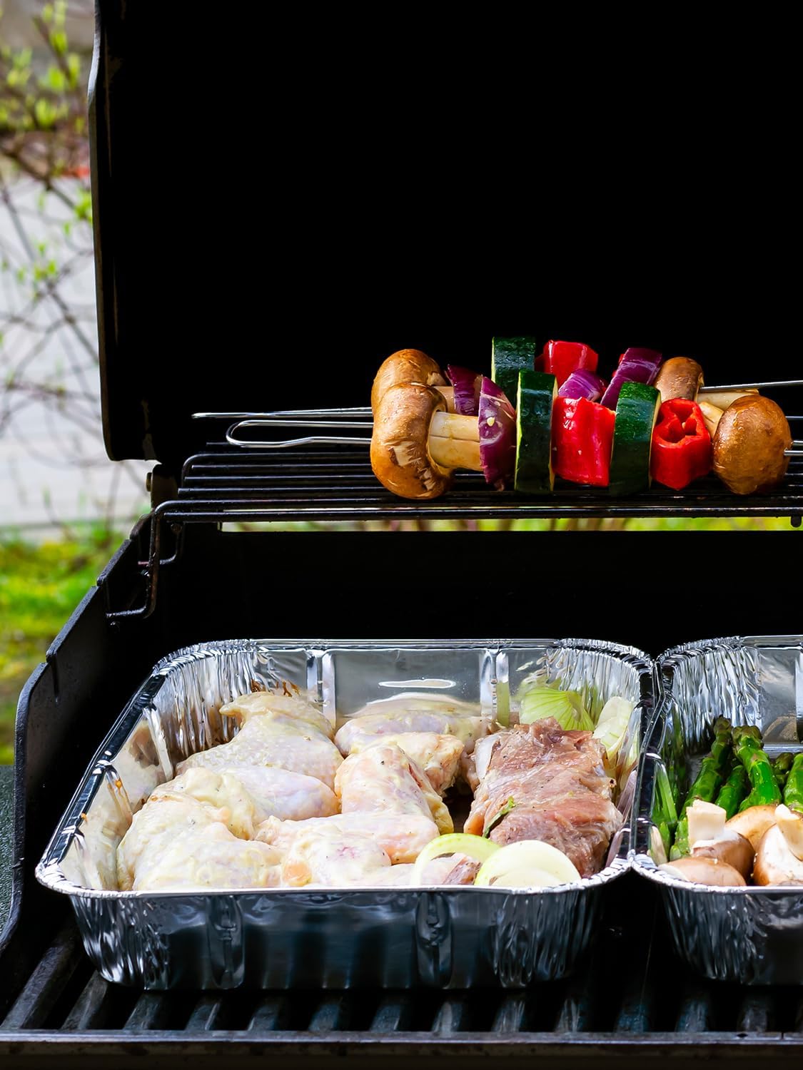 35 Pack 9x13 Disposable Aluminum Pans - Heavy Duty Half Size Foil Baking Trays for Cooking & Roasting