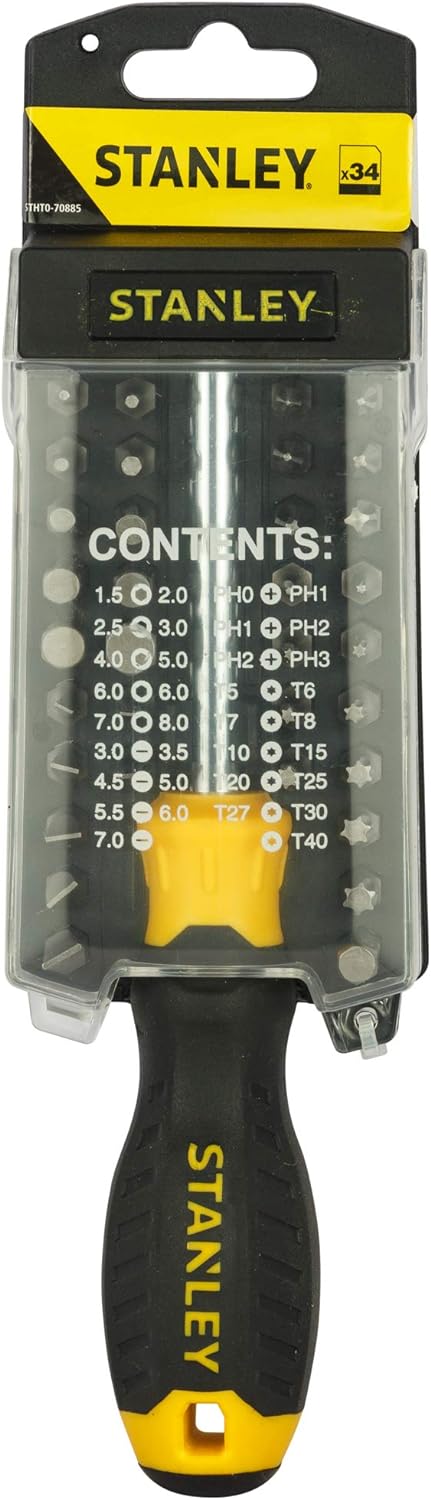 35-Piece Stanley Screwdriver Set: High-Quality Tools for Home Improvement