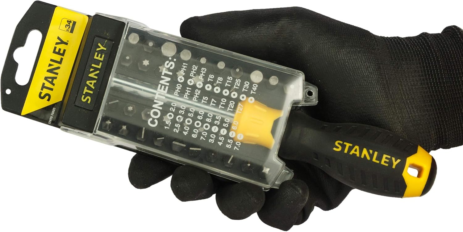 35-Piece Stanley Screwdriver Set: High-Quality Tools for Home Improvement