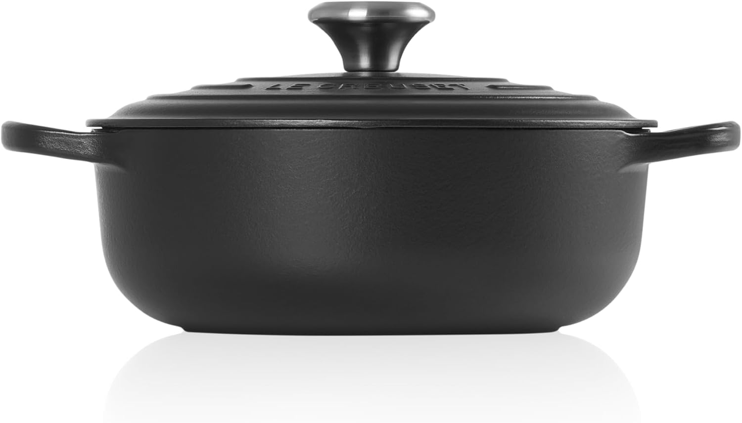 3.5 qt. Le Creuset Signature Sauteuse Oven in Licorice Enameled Cast Iron