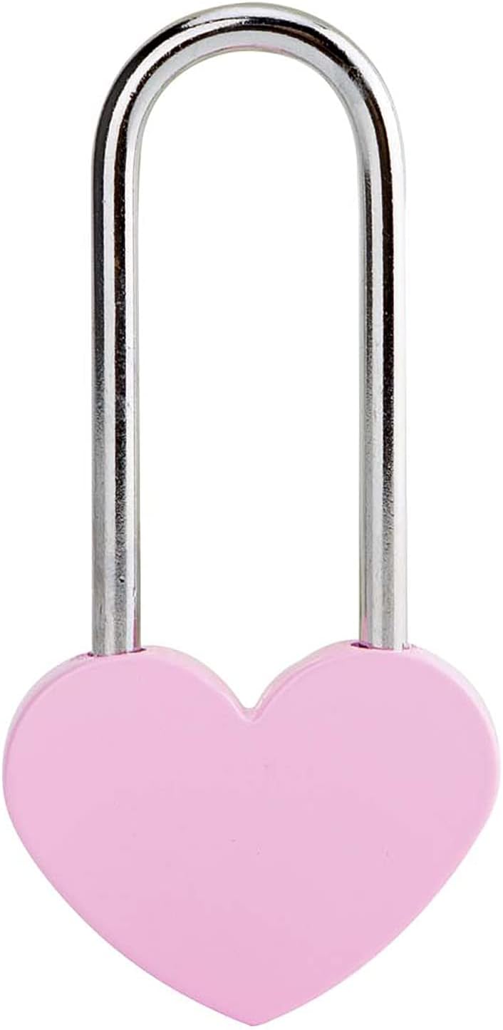 3.5" VeYocilk Love Lock Set with Mini Heart Shaped Locks