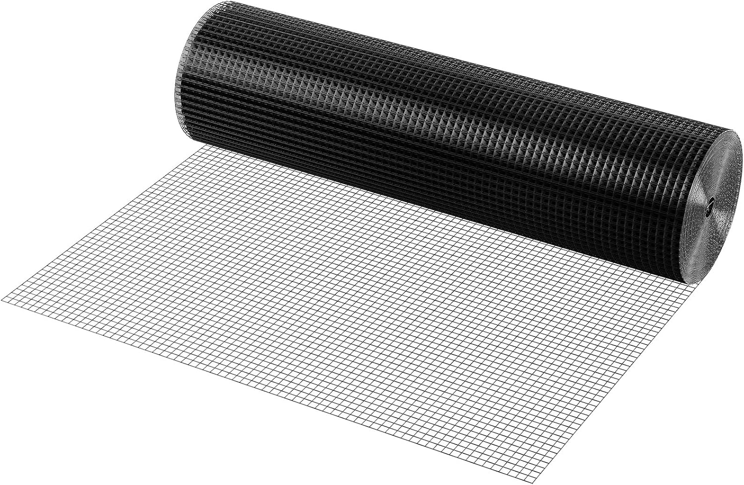 36'' x 50' 1/2 inch Galvanized Wire Mesh Roll for Chicken Coop, Rabbit Snake Fences - VEVOR Hardware Cloth, 19 Gauge Vinyl Coated Metal Wire Mesh - WildKart