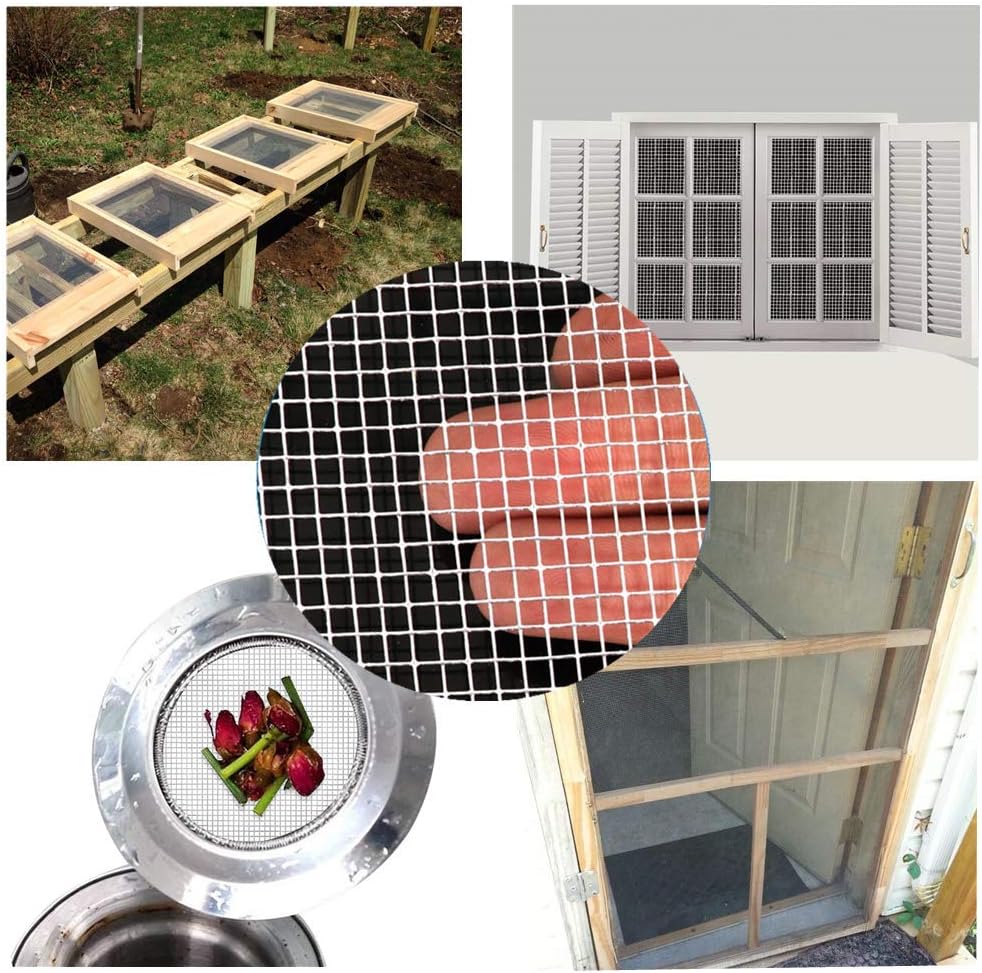 36in x 50ft 1/8 inch Hardware Cloth Galvanized Steel Mesh Roll Fence - Garden Plant Supports & Poultry Netting JW010