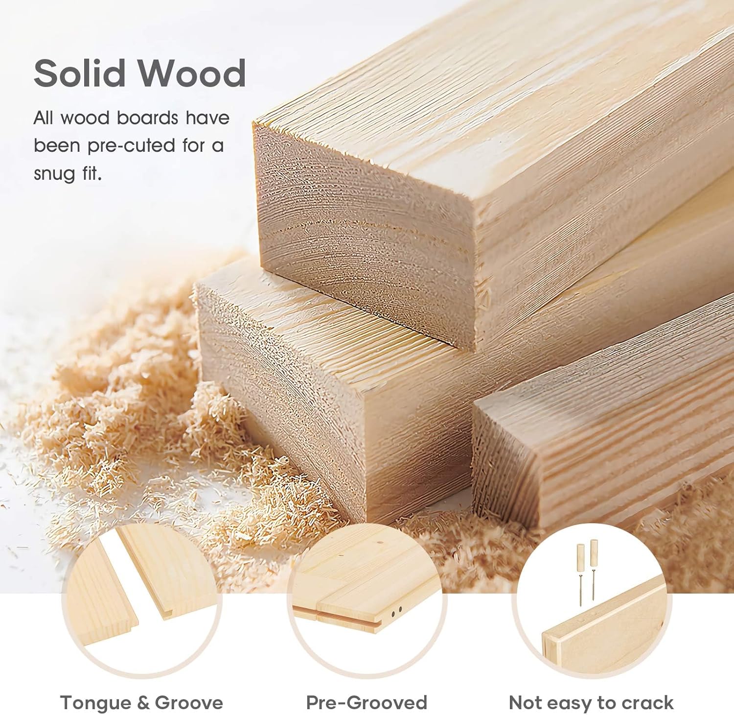 36x84 inch Double Sliding Barn Wood Door Slab with 6.6ft Hardware Kit - Easy DIY Assembly