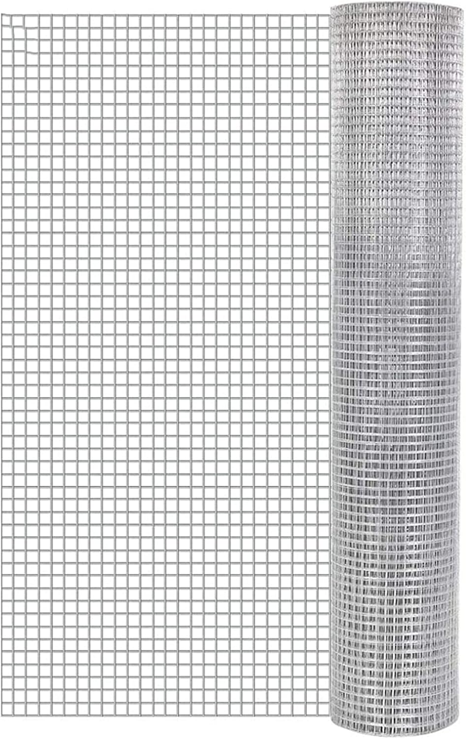 39" X 118" 304 Stainless Steel Welded Wire Mesh for Rodent Cages, Chicken Wire Garden Supports, and Snake Fencing