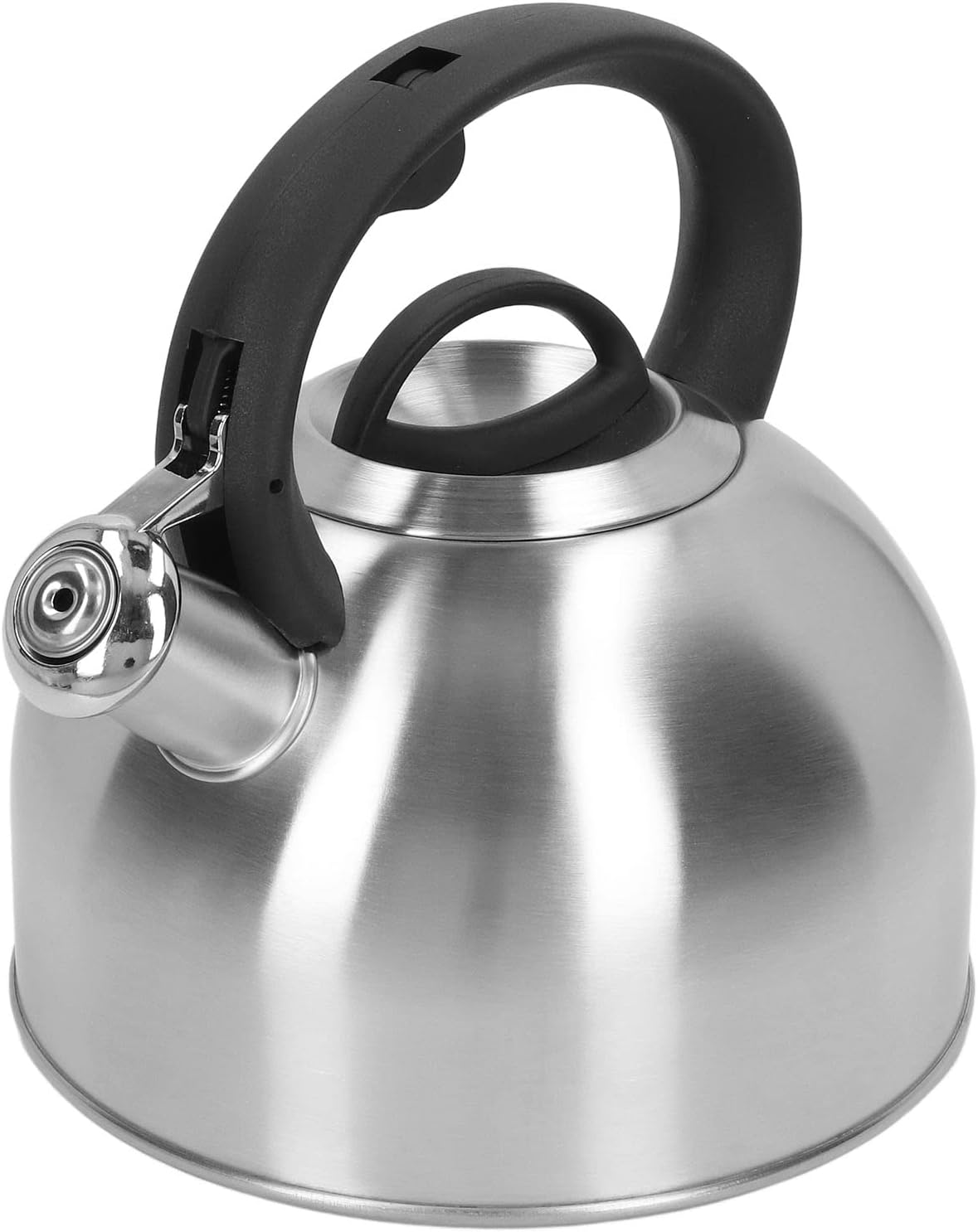 3L Stainless Steel Whistling Tea Kettle for Stove Top - Induction Compatible with Anti-Heat Handle - Easy to Clean - Ideal for Boiling Water, Coffee, or Milk