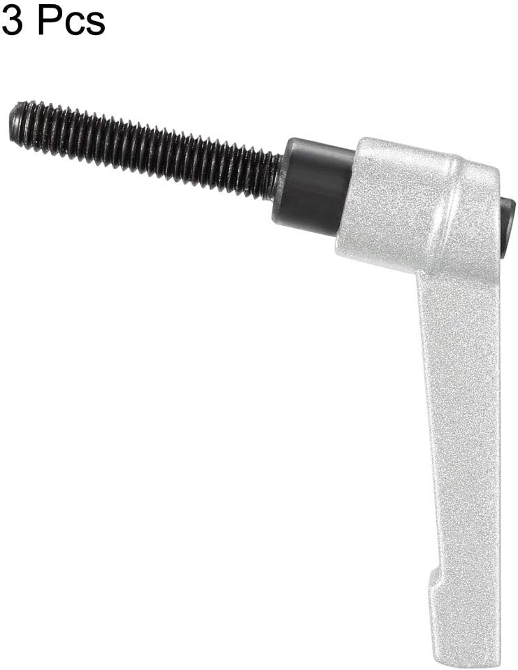 3pcs uxcell M6 x 30mm Adjustable Clamping Lever Handles with Quick Release Screw and Locking Lever