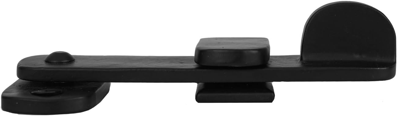 4" Black Flip Latch - Solid Brass Hardware by Iron Valley