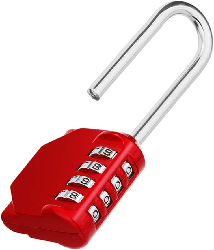 4 Digit Combination Locker Lock for Gym, School, Gates, Doors - Outdoor Key Lock Box for Wall Mount or Door Knob