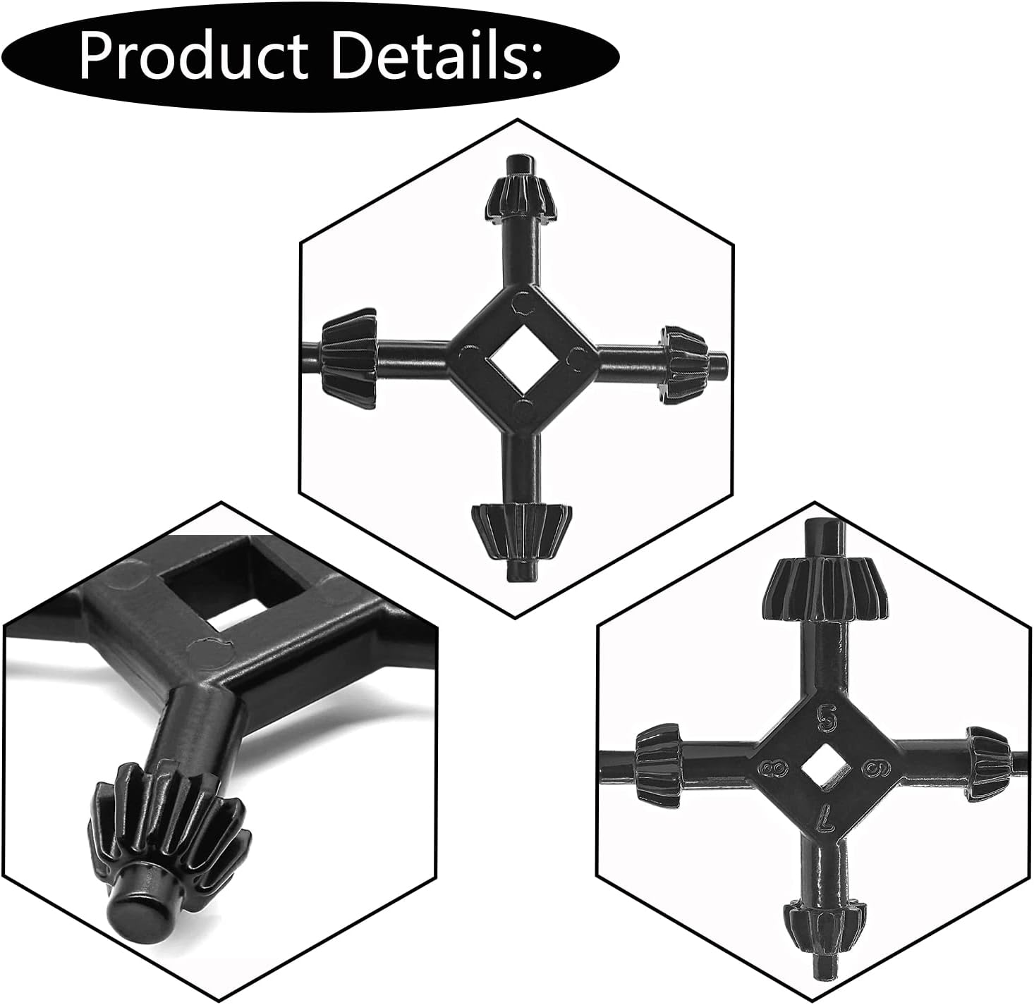 4-in-1 Chuck Key Drill Wrench for Impact Driver and Hand Drills - Universal Tightening Tool