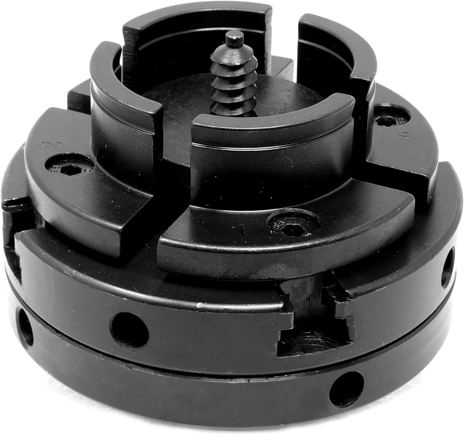 4-Inch 4-Jaw Self-Centering Chuck Set for WEN LA4444 Lathe with 1-Inch x 8TPI Thread