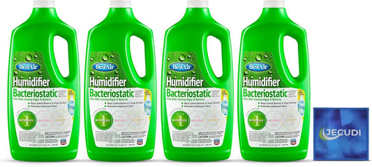 4-Pack Bacteriostatic Humidifier Water Treatment - Universal Cleaning Additive - Odorless Descaler Solution - Effective Comprehensive Treatment