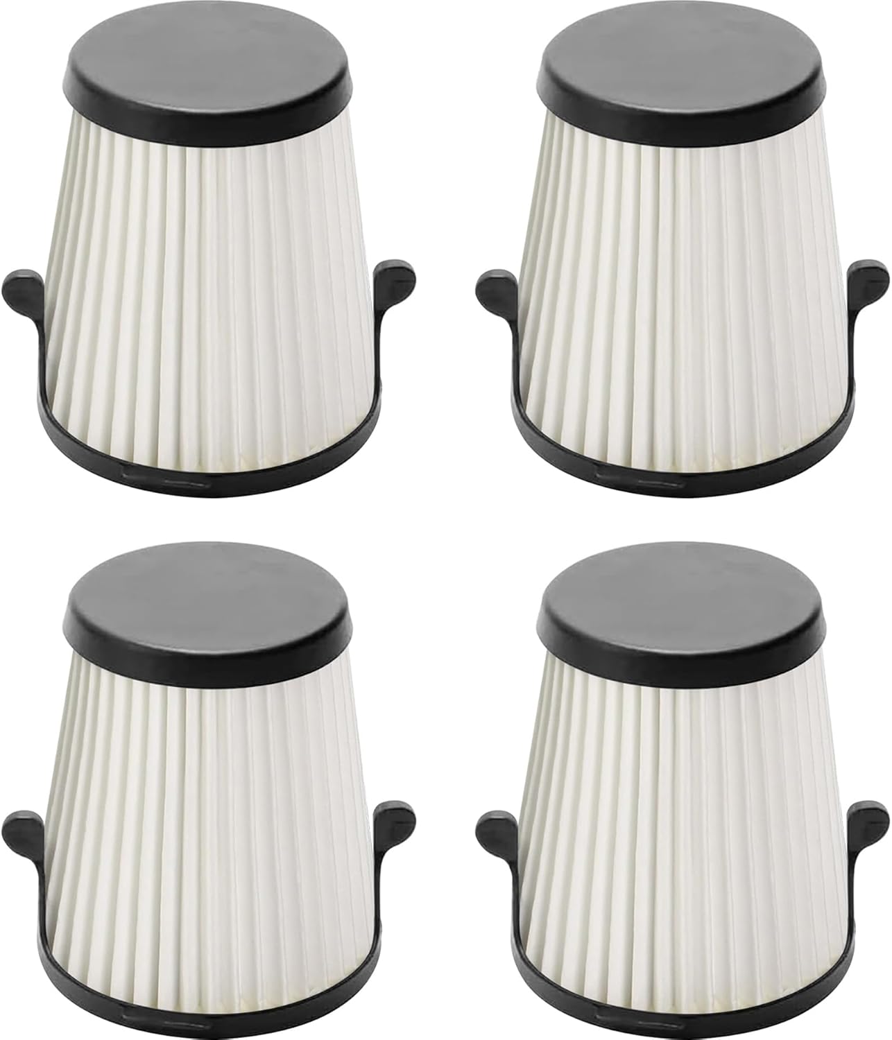 4 Pack Fette Filter HEPA Filter Replacement Compatible with Milwaukee M12 0850-20 Compact VAC - 49-90-1950
