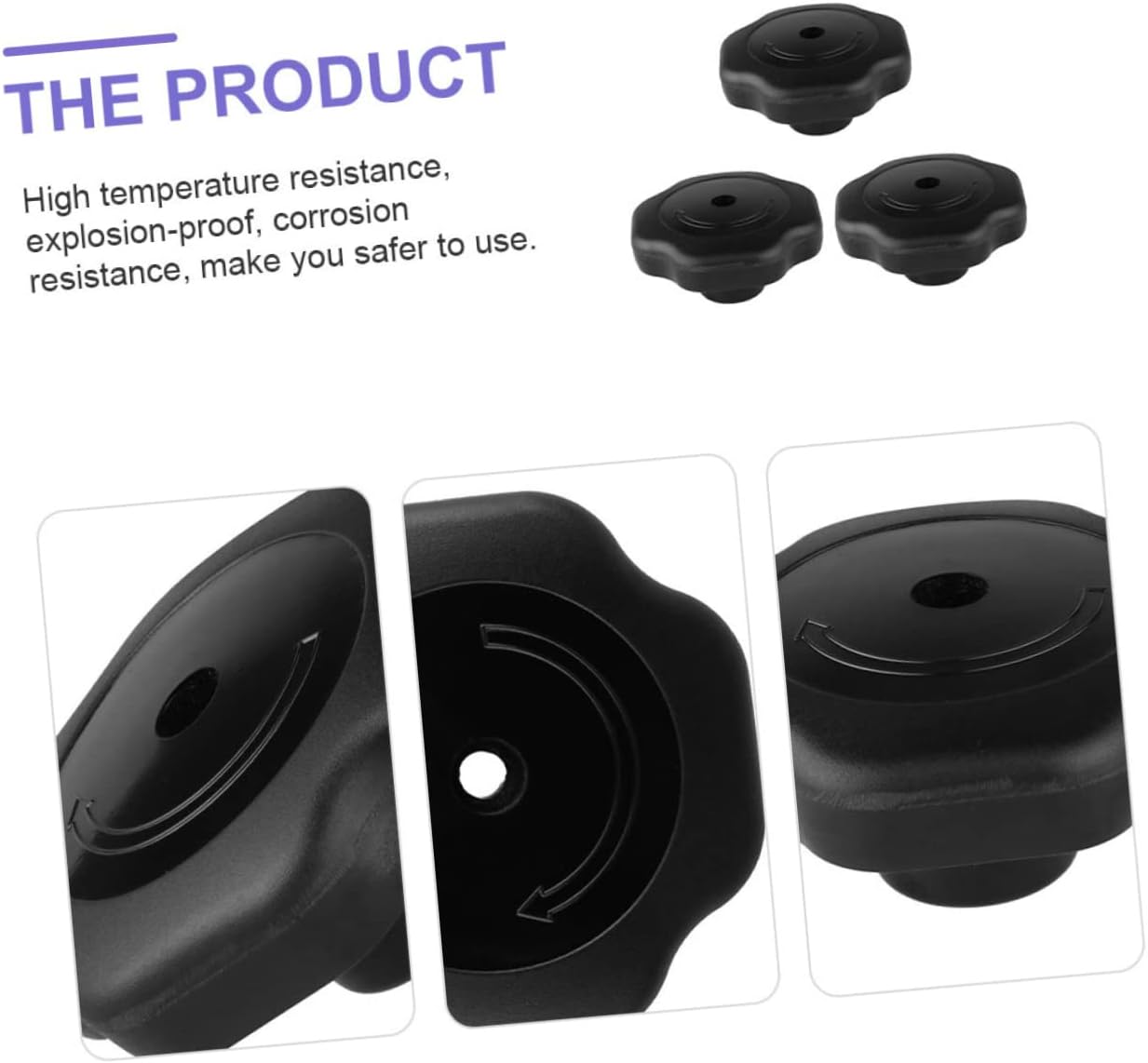 4-Pack Garneck Pressure Cooker Knob Set for Cooking, Steaming, and Baking - Replacement Valve and Handle for Cookware