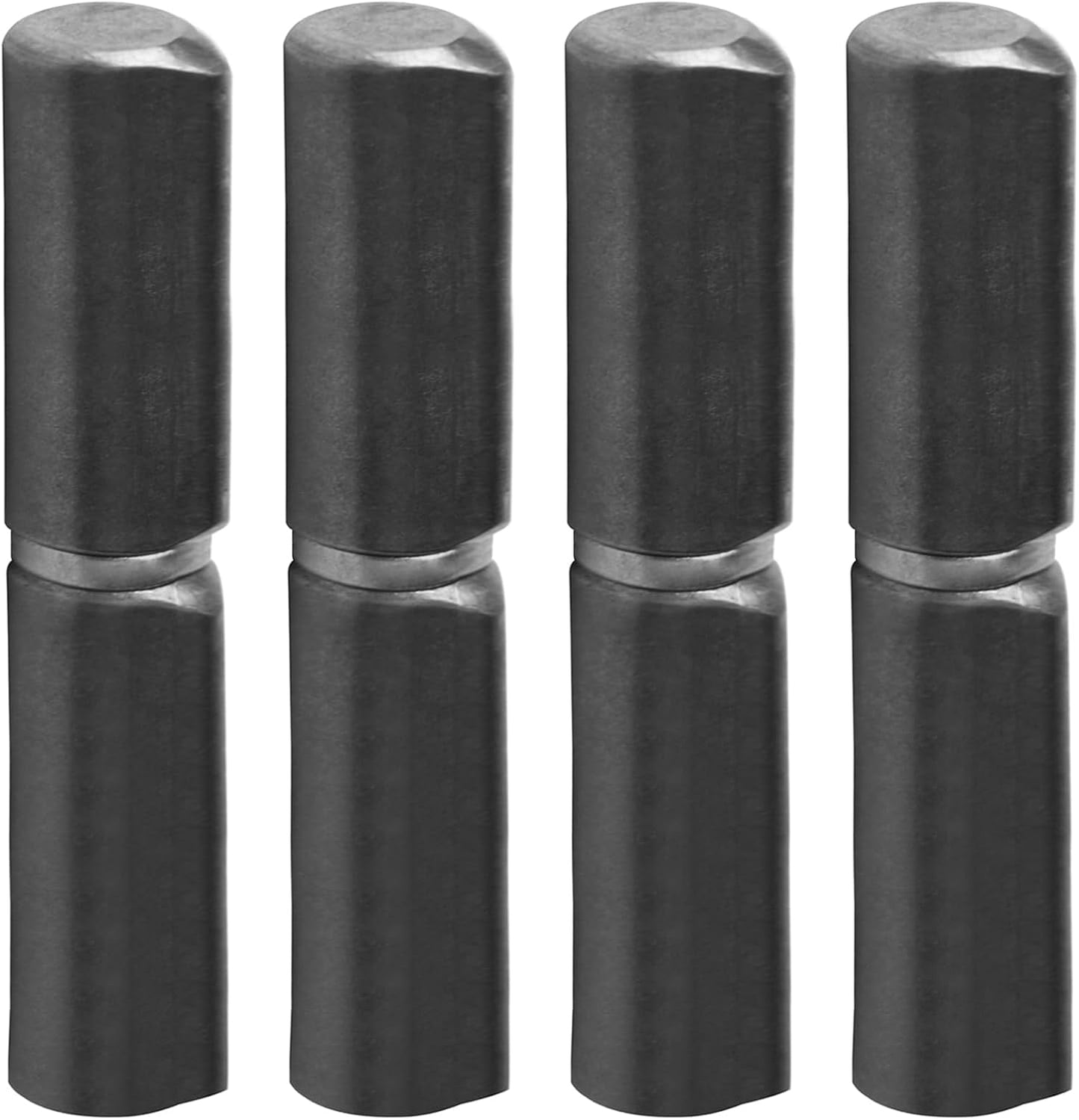 4 Pack Heavy Duty Steel Weldable Barrel Hinges for Trailer Ramp Gate - 6-3/8" x 7/8" Weld On Bullet Hinge by MOUNTAIN_ARK