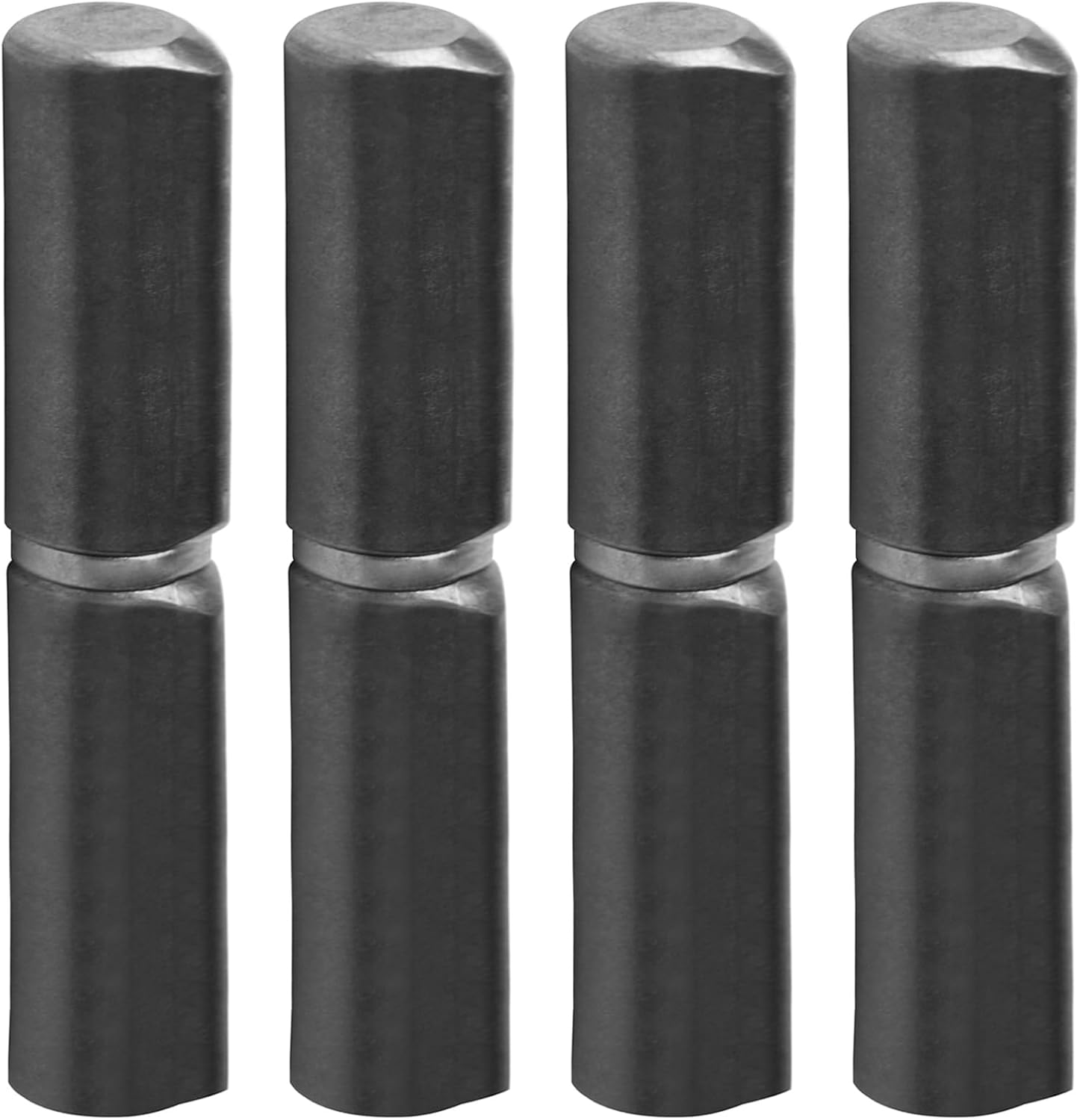 4 Pack Heavy Duty Steel Weldable Barrel Hinges for Trailer Ramp Gate - 6-3/8" x 7/8" Weld On Bullet Hinge by MOUNTAIN_ARK
