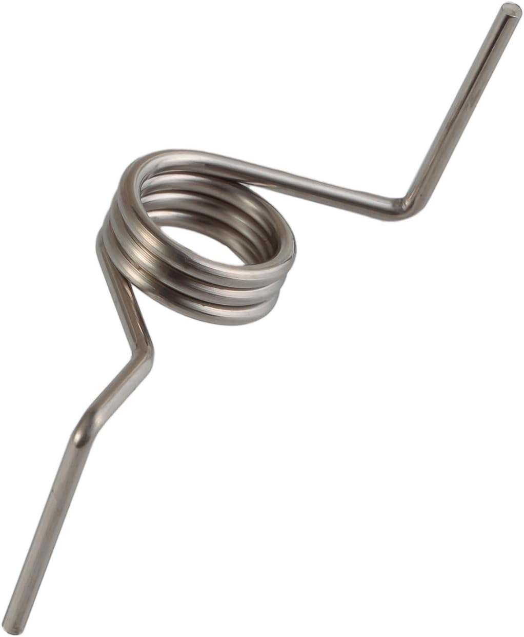 4 Pack Refrigerator French Door Spring Replacement Kit for GE WR02X12650 with White Sleeves Pin - Compatible with Models PFSS6PKXASS, RF217ACWP, RFG297AABP & More