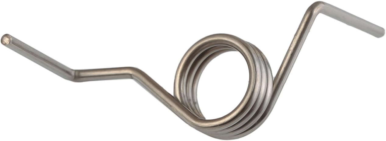 4 Pack Refrigerator French Door Spring Replacement Kit for GE WR02X12650 with White Sleeves Pin - Compatible with Models PFSS6PKXASS, RF217ACWP, RFG297AABP & More